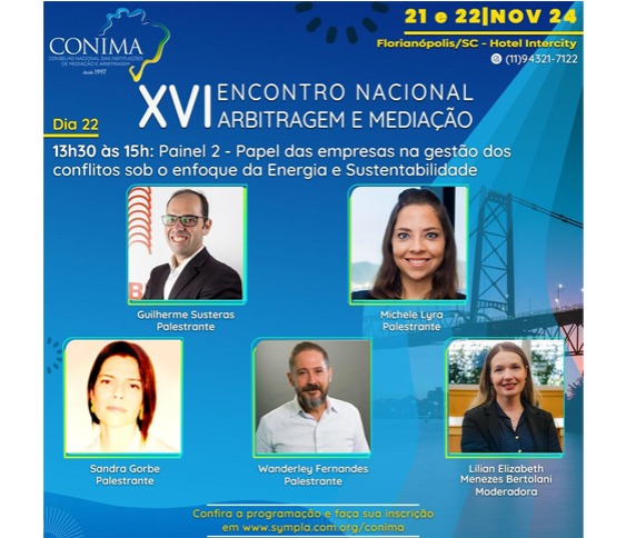 XVI ENCONTRO NACIONAL ARBITRAGEM E MEDIAÇÃO - ENERGIA E SUSTENTABILIDADE_02